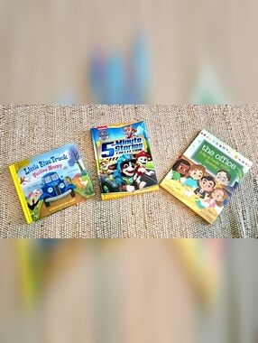 NEW Children's Book Bundle: Paw Patrol, The Office, & Little Blue Truck